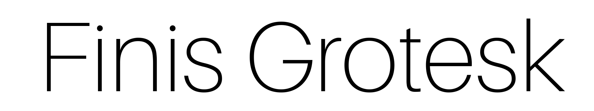 Finis Grotesk
